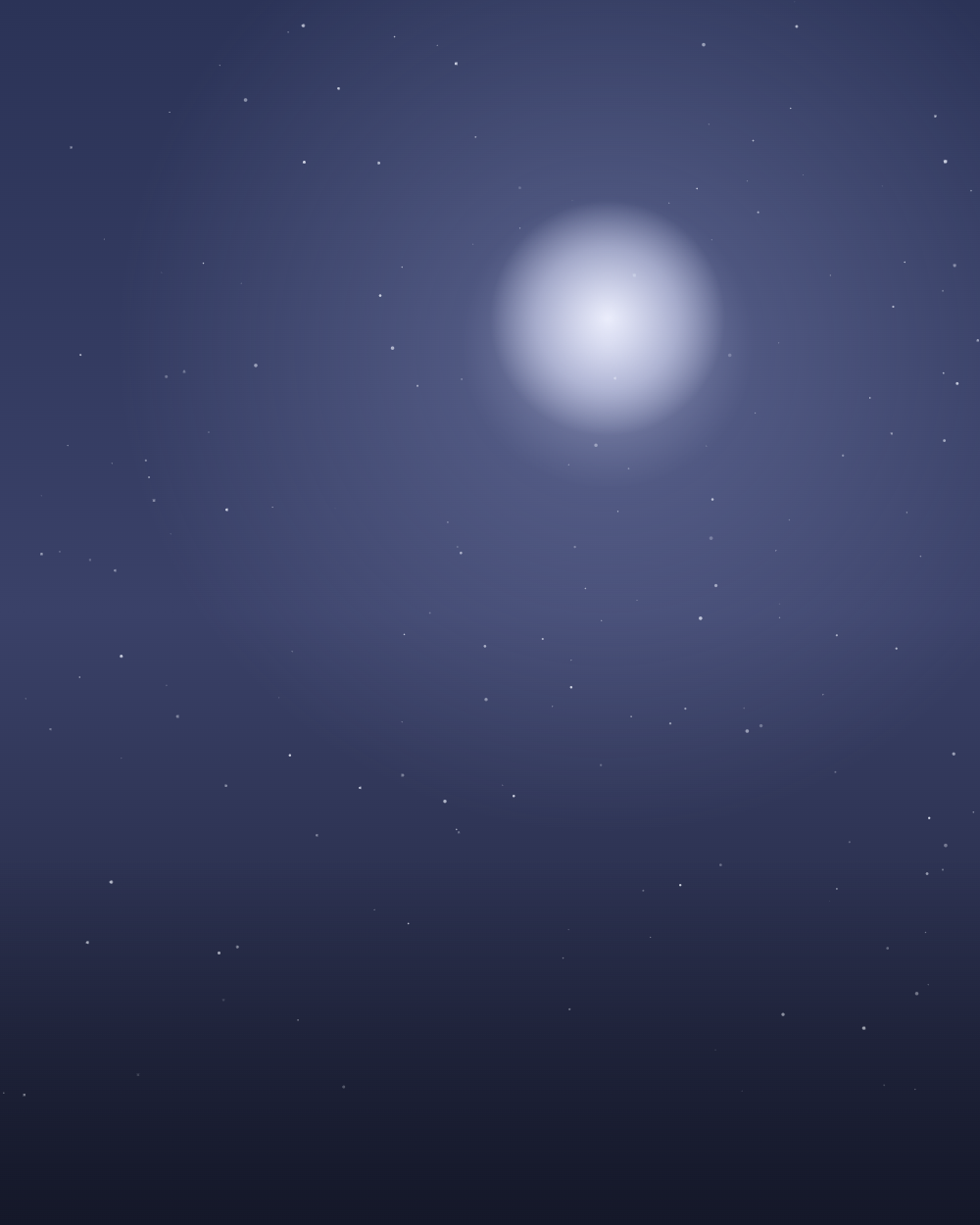 Cielo nocturno tranquilo